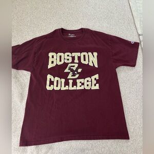 Champion Red Short Sleeve Tee Boston College